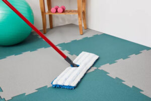 Clean Rubber Flooring Tiles