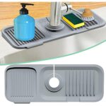 silicone sink splash guard for kitchen