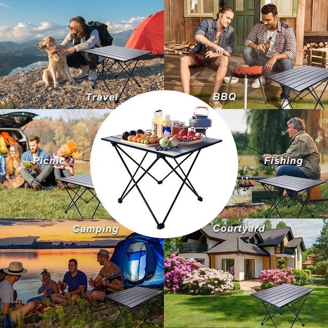 The pliante ultralight folding camping table is a versatile piece of equipment that is often used in a variety of outdoor activities