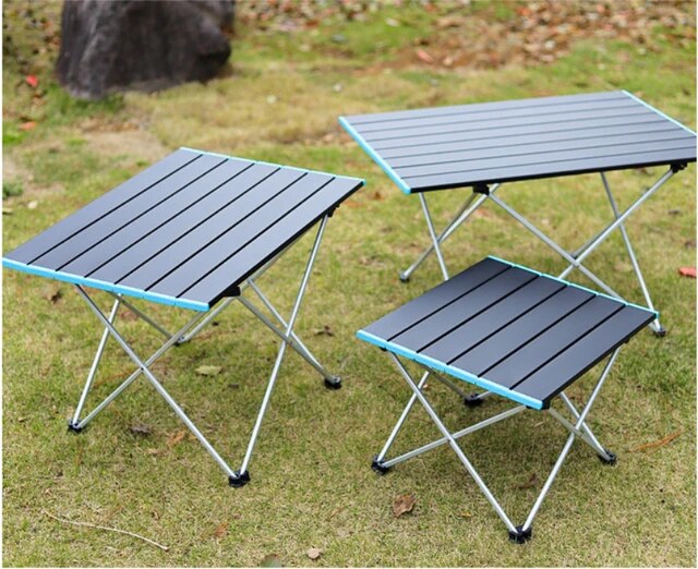 There are 4 factors to consider when choosing a pliante ultralight folding camping table